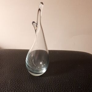 Art Glass Vintage Danish Mid Century HOLMEGAARD Per Lutken Vase 1954 Duckling